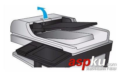 HP MFP M680一體機怎么清潔文檔拾紙輪和分隔墊? HP,一體機