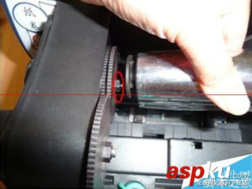 Godex G530U條碼打印機怎么更換安裝碳帶? godex條碼打印機安裝,條碼打印機怎么換碳帶