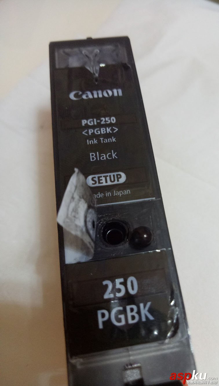 佳能MX922打印機怎么把原裝墨盒改成連供墨盒? 佳能,打印機,墨盒