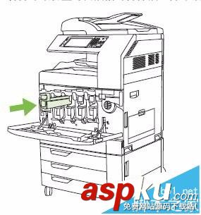 HP CM6030/6040打印機怎么更換碳粉盒成像鼓? HP,打印機,碳粉盒