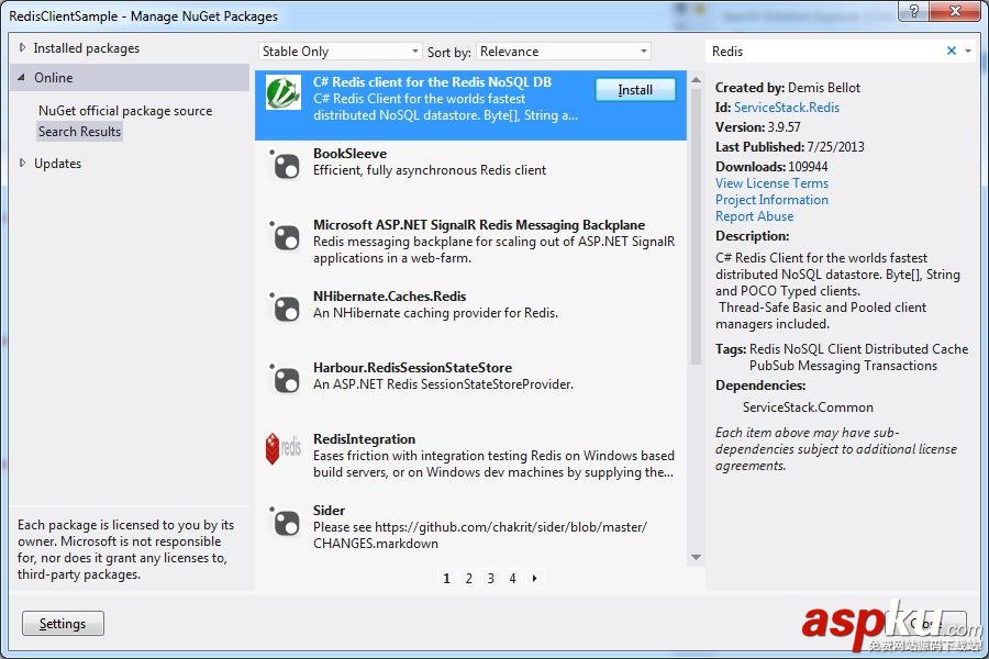C#客戶端Redis服務器的分布式緩存 C#,Redis,分布式緩存