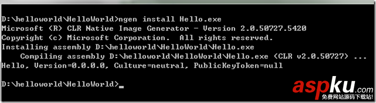不用IDE寫C#的Hello World的方法