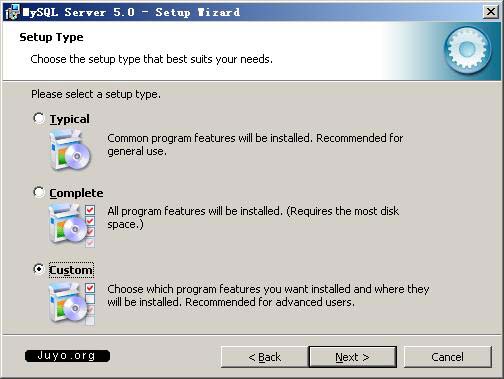 MySQL5安裝圖解二