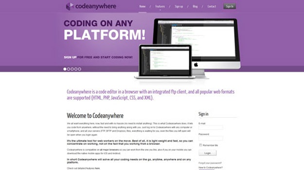 20個最強的基于瀏覽器的在線代碼編輯器