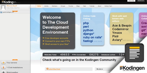 20個最強的基于瀏覽器的在線代碼編輯器