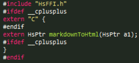 haskell ghc編譯出來的頭文件