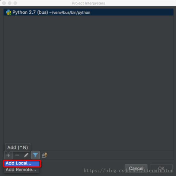 mac,PyCharm,Python,解釋器,package,路徑