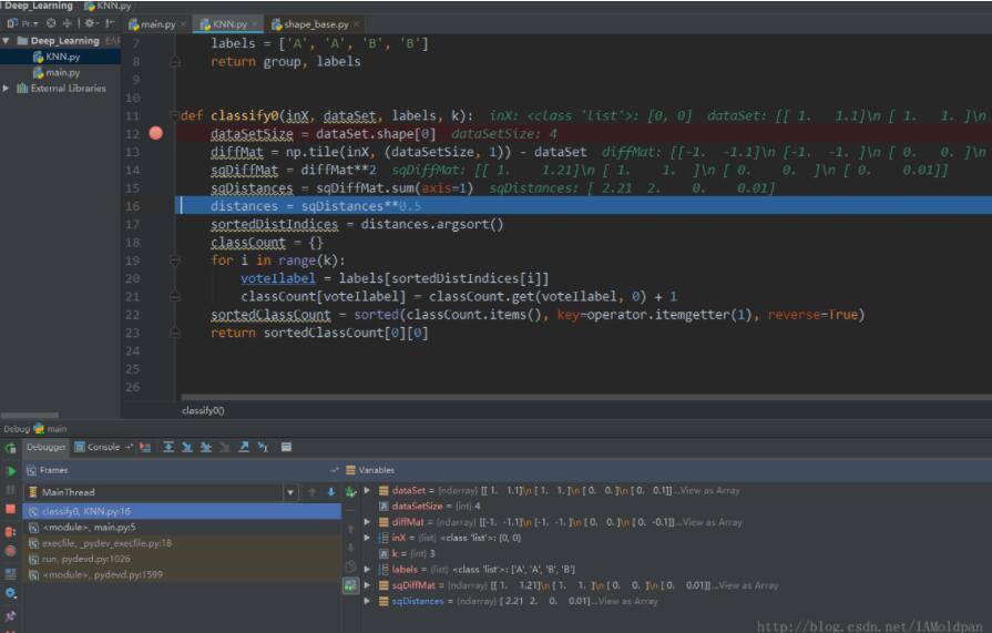 Python,pycharm,調試,debug