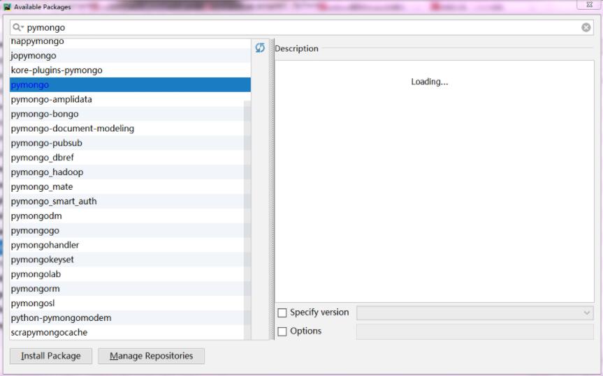 pycharm,mongodb,配置,可視化