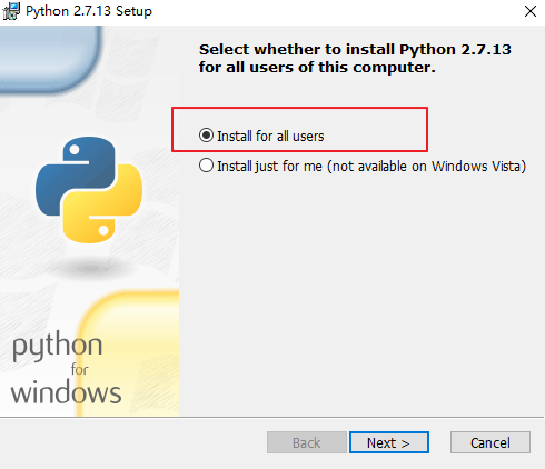 Win10,python2.7.13,安裝,配置