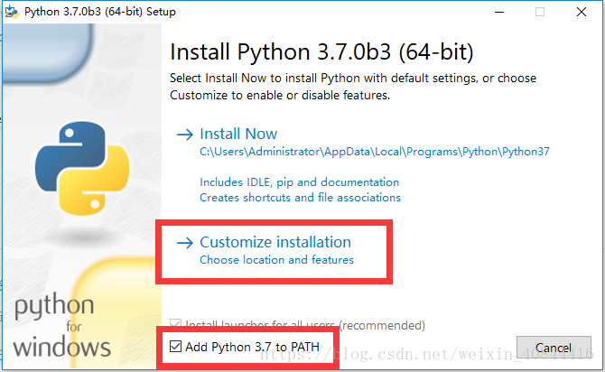 Windows,python3.7