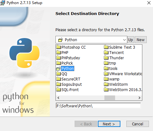 Win10,python2.7.13,安裝,配置
