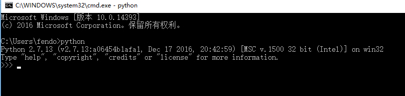 Win10,python2.7.13,安裝,配置