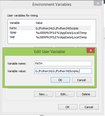 win8,python3.4,安裝,環(huán)境配置