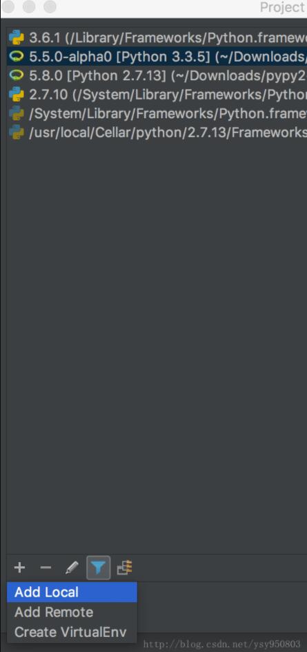 PyCharm,PyPy,解釋器