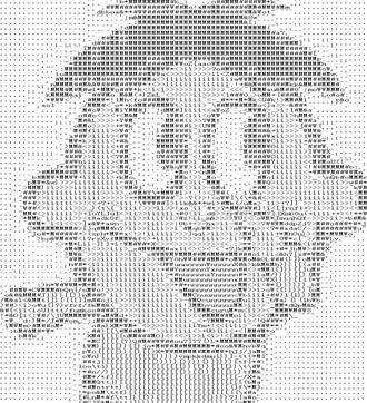 python代碼,字符畫