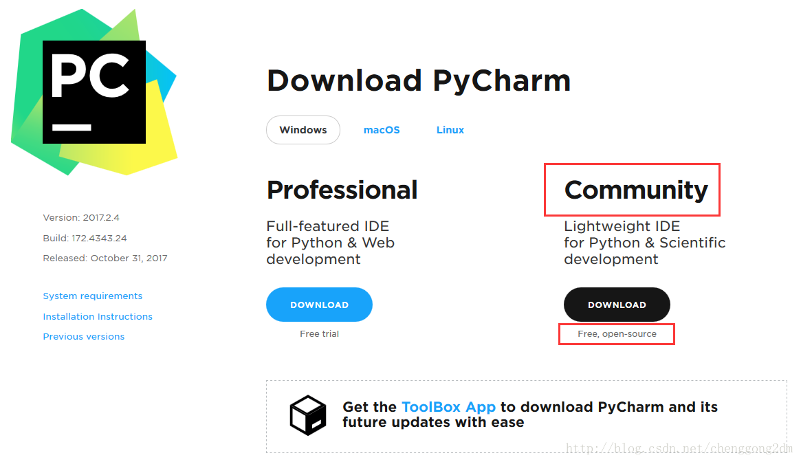 pycharm,安裝