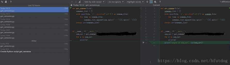 PyCharm,代碼,回滾
