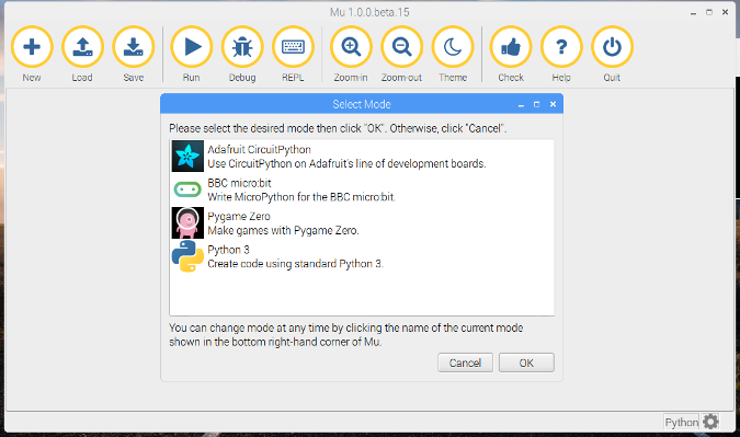 面向初學(xué)者的Python編輯器Mu Python,編輯器,Mu