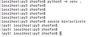 Python3,venv,虛擬環境
