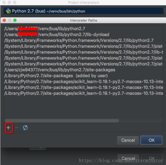 mac,PyCharm,Python,解釋器,package,路徑