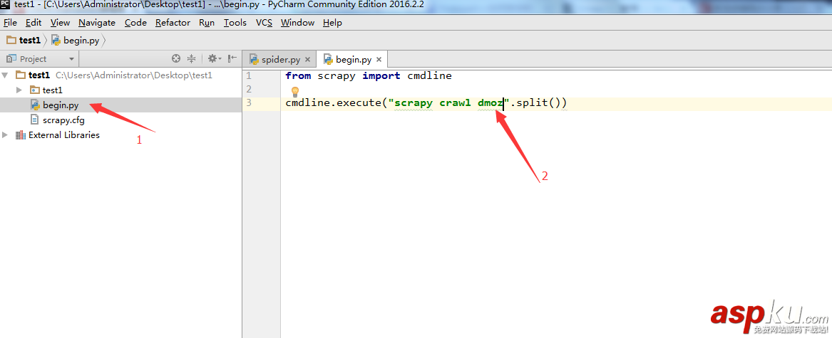 pycharm下打開、執行并調試scrapy爬蟲程序的方法 PyCharm,調試Scrapy,在pycharm調試scrapy,scrapy,調試