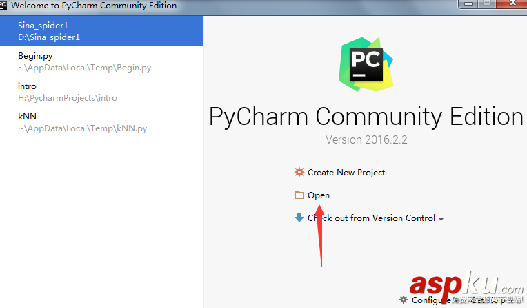 pycharm下打開、執行并調試scrapy爬蟲程序的方法 PyCharm,調試Scrapy,在pycharm調試scrapy,scrapy,調試
