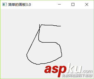 Python3使用PyQt5制作簡單的畫板/手寫板實例 PyQt5,畫板,Python3