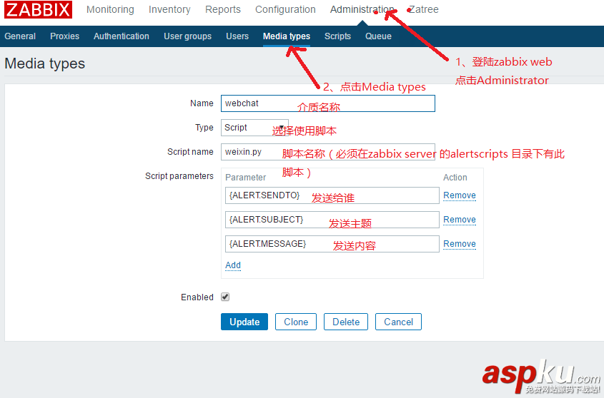 Zabbix實現(xiàn)微信報警功能 zabbix,微信報警