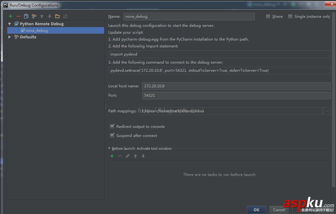 Pycharm遠程調試openstack的方法 Pycharm,遠程調試,openstack