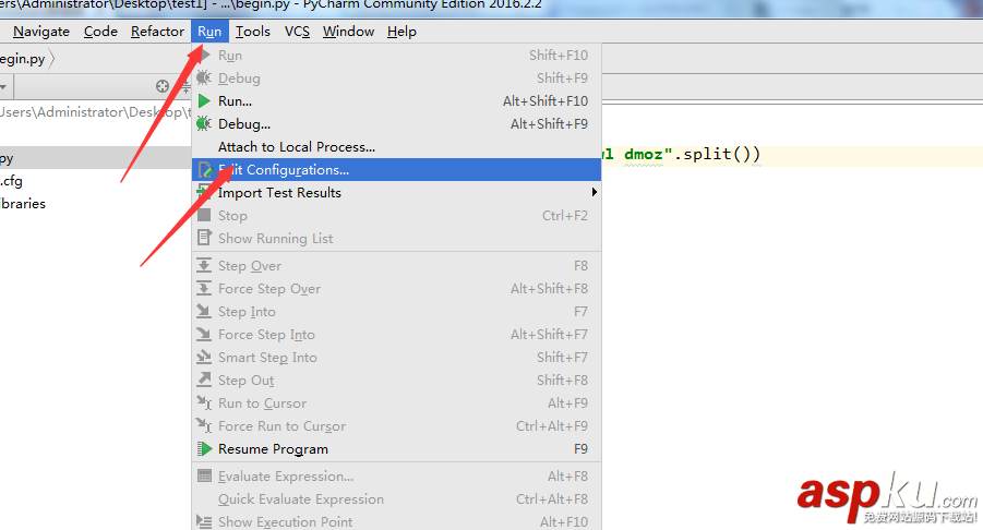 pycharm下打開、執行并調試scrapy爬蟲程序的方法 PyCharm,調試Scrapy,在pycharm調試scrapy,scrapy,調試