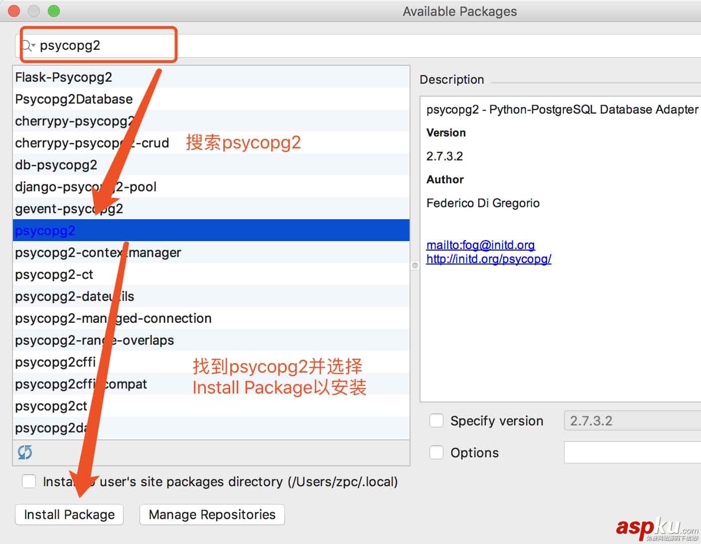 Python之Django環境搭建教程(MAC+pycharm+Django++postgreSQL) Python,Django,環境搭建,pycharm,postgreSQL