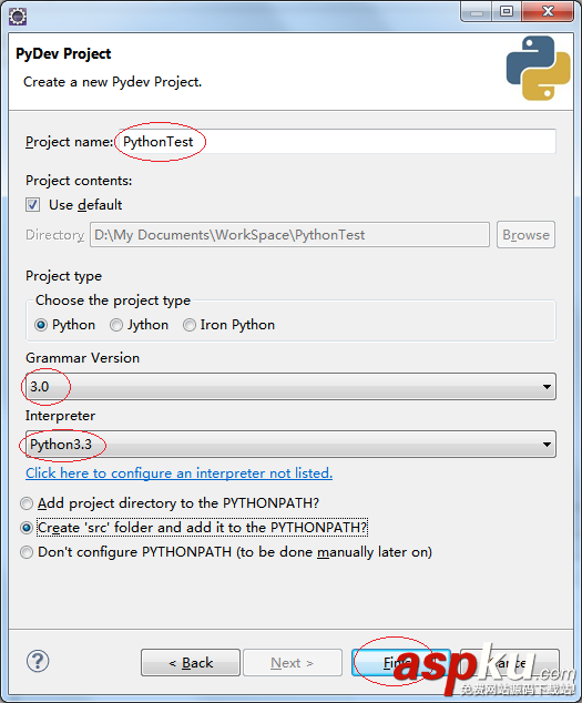 Windows下Eclipse+PyDev配置Python+PyQt4開發環境 Eclipse,PyDev,Python,PyQt4開發環境