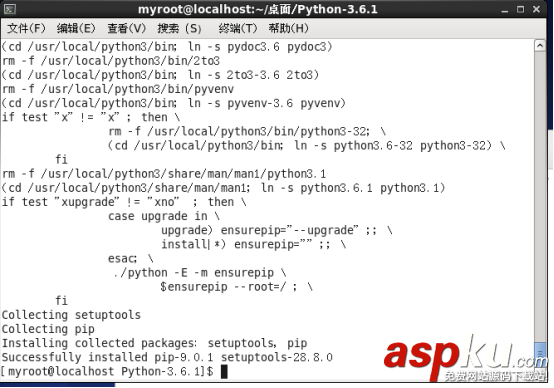 centos6.4下python3.6.1安裝教程 centos6.4,python3.6.1,python