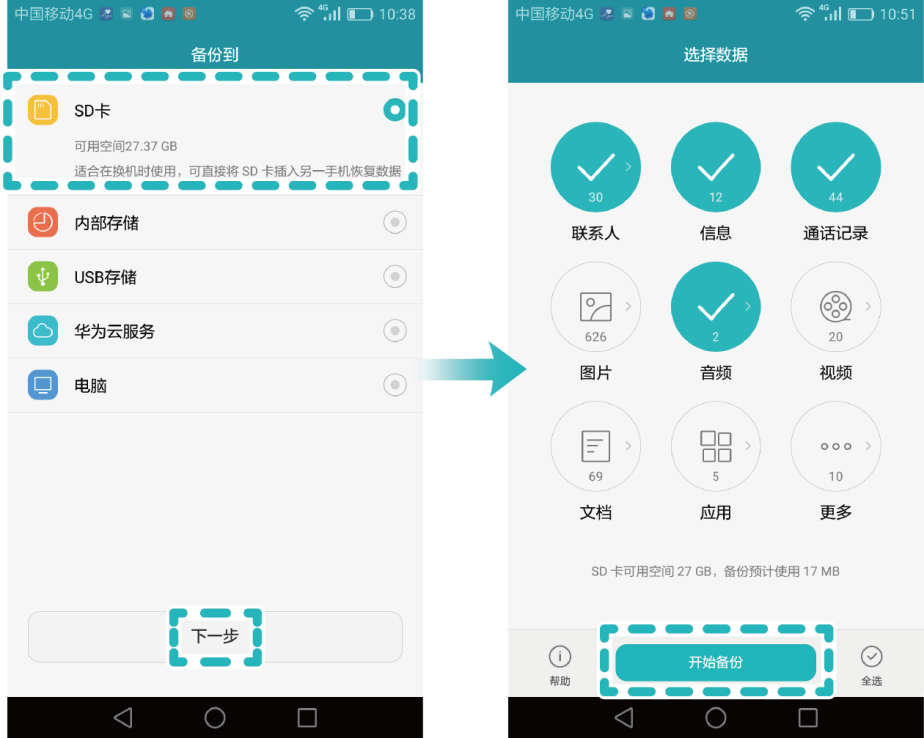 華為手機(jī)備份后如何恢復(fù)文件