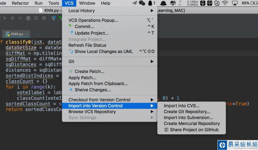 pycharm 使用git版本管理以及同步github