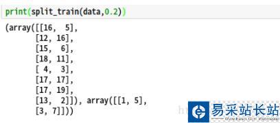 Python數(shù)據(jù)集切分