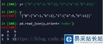 pandas處理json數據