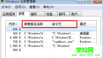 如何讓win7電腦的任務(wù)管理器顯示映像路徑？