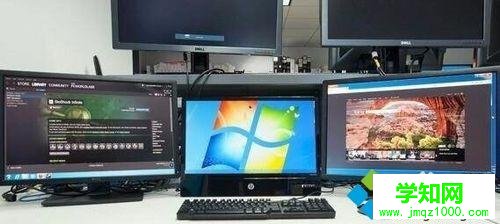 一臺電腦接兩個顯示器的設置教程 一臺電腦接兩個顯示器的設置教程