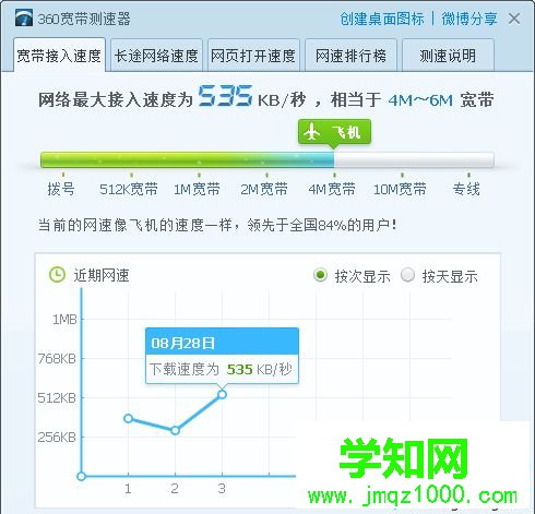 教你用360安全衛士查看自己電腦網速的方法