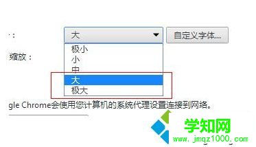 電腦中如何設置谷歌Chrome瀏覽器顯示的字體大小4 電腦中如何設置谷歌Chrome瀏覽器顯示的字體大小4