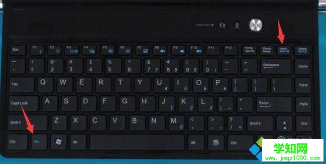 電腦中按下字母鍵卻顯示數字如何解決