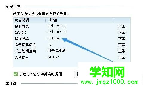 win7系統(tǒng)設(shè)置qq截圖快捷鍵的方法