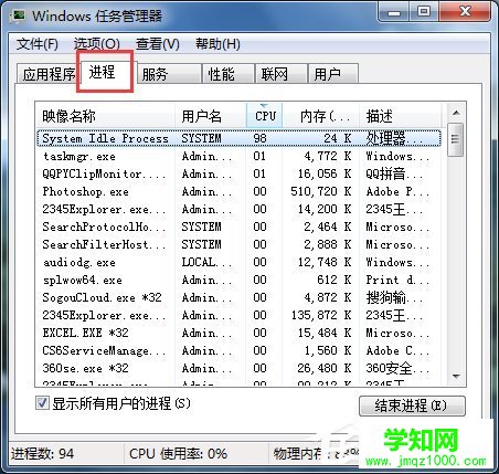 Win7系統電腦強制關閉軟件程序方法介紹