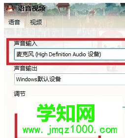 麥克風輸入的選項