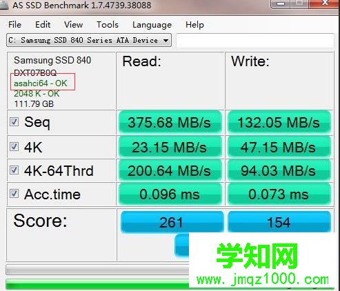 顯示asahci64-ok或者mvs91xx-ok，代表非原生的SATA3.0接口1