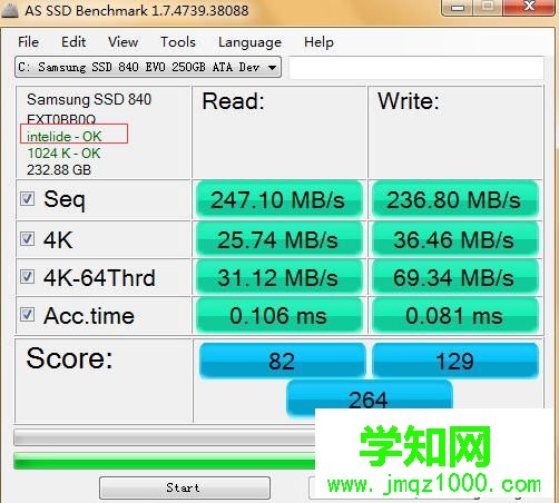 顯示intelide-ok表示AHCI沒開啟