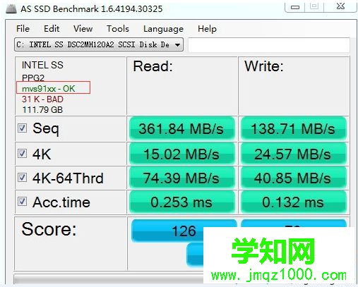 顯示asahci64-ok或者mvs91xx-ok，代表非原生的SATA3.0接口2